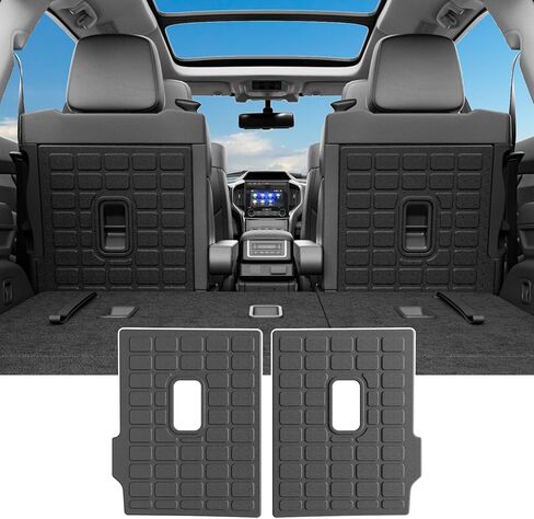 حصيرة أرضية Powoq 7&8 مقاعد متوافقة مع 2019-2024 Subaru Ascent Trunk Mat استبدال مسند الظهر الثالث لملحقات Subaru Ascent 2019-2024 (7&8 مقاعد حصيرة الجذع + سجادة مسند الظهر للصف الثالث + حصيرة الأرضية) in Kuwait