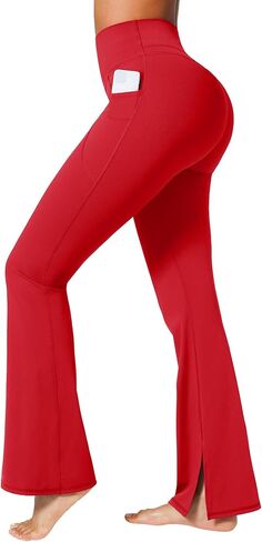 BRXL 30 "طماق مضيئة للنساء بدون درزات أمامية عالية الخصر للتحكم في البطن جيوب صغيرة واسعة للتمارين الرياضية in Kuwait