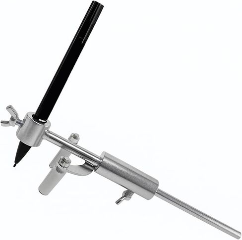 HZEL Car Wheel Eyebrow Parallel Scriber, 0-20CM Metal Adjustable Vehicle Wheel Arch Body Line Marking Tool Set, Portable Automotive Dent Repair Accessories, Universal for SUV RV Truck in Kuwait