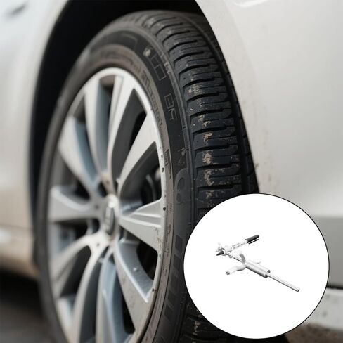 HZEL Car Wheel Eyebrow Parallel Scriber, 0-20CM Metal Adjustable Vehicle Wheel Arch Body Line Marking Tool Set, Portable Automotive Dent Repair Accessories, Universal for SUV RV Truck in Kuwait