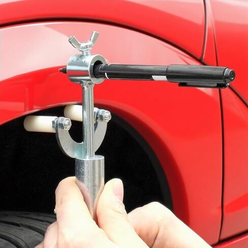 HZEL Car Wheel Eyebrow Parallel Scriber, 0-20CM Metal Adjustable Vehicle Wheel Arch Body Line Marking Tool Set, Portable Automotive Dent Repair Accessories, Universal for SUV RV Truck in Kuwait