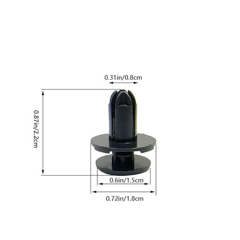 60 قطعة من مشبك تثبيت من نوع الدفع لبطانة الحاجز، مشبك تثبيت للمحرك تحت الغطاء، مشابك تثبيت للسيارة متوافقة مع Hyundai Kia Accent Azera Equus Elantra Genesis استبدال 86595-2T500 in Kuwait