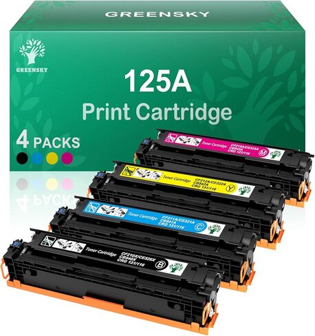 GREENSKY Compatible Toner Cartridge Replacement for HP 131X 131A CF210X CF211A CF212A CF213A Pro 200 Color MFP M276nw M251nw Printer (Black, Cyan, Yellow, Magenta, 5-Pack) in Saudi Arabia