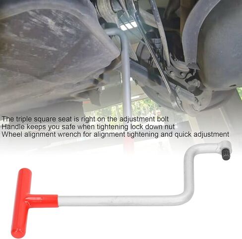 Akozon Wheel Alignment Wrench, Car Wheel Alignment Wrench High Strength Rear Axle Toe Adjustment Tool Universal For in Kuwait