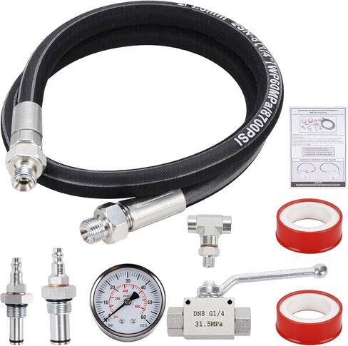 مجموعة أدوات اختبار ضغط الزيت الديزل نظام زيت الضغط العالي IPR أداة اختبار الهواء مجموعة خاصة تناسب فورد 6.0L-7.3LPowerstroke in Kuwait