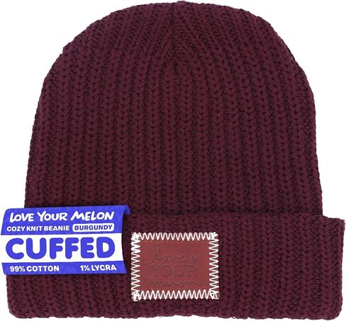 قبعة صغيرة من Love Your Melon Classics بأساور للرجال والنساء والأطفال، قبعة منسوجة من القطن الناعم، قابلة للتنفس، خفيفة الوزن، قبعة سميكة للجنسين in Kuwait