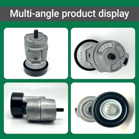 Belt Tensioner With Belt With Idler Pulley Compatible With 2006-2010 Hyundai sonata,2007-2010 Kia Optima,2007-2010 Kia Rondo 2.4L Replacement 25212-25000 in Kuwait