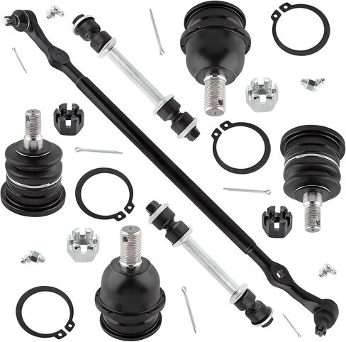 7Pc Suspension Front Center Drag Link + Upper Lower Ball Joints + Stabilizer Sway Bar End Links Fit For Nissan Frontier 1998-2004 (2WD Models w/ 2.4L) Replace# ‎DS80943 K500038 K90663 K90104 in Saudi Arabia
