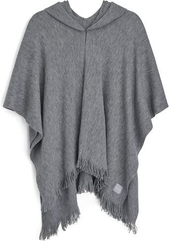 Calvin Klein Women's Solid Cozy Ruana Hooded Shawl in Saudi Arabia