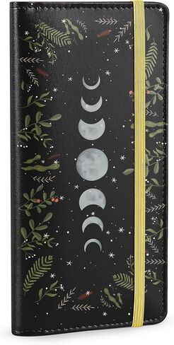 غطاء دفتر الشيكات لدفتر الشيكات الشخصي، محفظة غطاء دفتر الشيكات RFID مع حامل قلم ومقسم بلاستيكي شفاف مدمج للشيكات المكررة in Kuwait