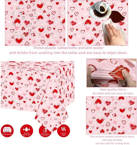 3 قطع من مفرش المائدة البلاستيكي لعيد الشكر، غطاء طاولة من أوراق القيقب الخريفي، مفارش طاولة مستطيلة للاستعمال مرة واحدة، مقاس كبير، 108 × 54 بوصة، ديكورات طاولة حصاد عيد الشكر in Kuwait