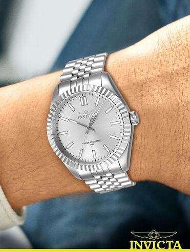 Invicta Specialty Men 43mm Stainless Steel Steel Silver dial PC21 Quartz in Saudi Arabia