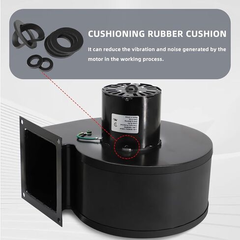 Criditpid Centrifugal Blower Fan Motor Replacement for Dayton 1TDN7, 4C440, 1C180, Fasco 50747-D401, 7121-3466 Wood Furnace Blower Fan. in Kuwait