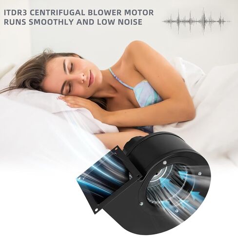 Criditpid Centrifugal Blower Fan Motor Replacement for Dayton 1TDN7, 4C440, 1C180, Fasco 50747-D401, 7121-3466 Wood Furnace Blower Fan. in Kuwait