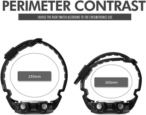 Mens Digital Watch Men Waterproof Watches for Men Dual Time Watch with Date Alarm Chronograph Sports Watch Teenage Boys, All Black, M142.H in Kuwait