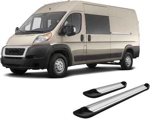 لوحات تشغيل Black Horse Transporter باللون الفضي متوافقة مع 2014-2025 Ram ProMaster 1500|2014-2025 Ram ProMaster 2500|2014-2025 Ram ProMaster 2500|2014-2025 Ram ProMaster 3500-TR-D13596S in Saudi Arabia