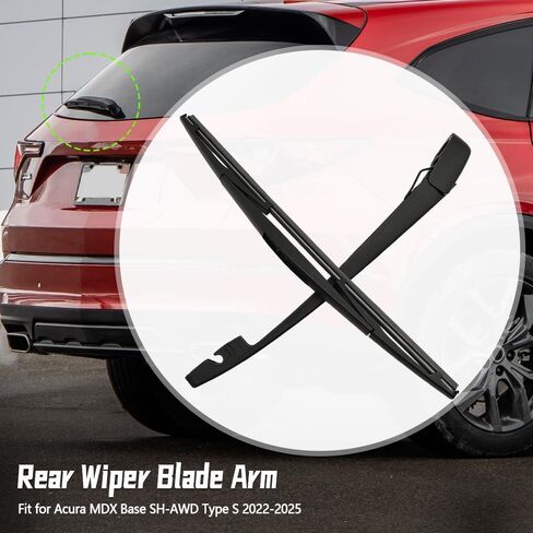 ذراع شفرة ممسحة الزجاج الأمامي الخلفي متوافق مع قاعدة Acura MDX SH-AWD Type S 2022-2025 استبدال 76720-TYA-A01 76730-TYA-A01 in Kuwait