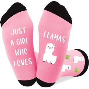Llama Gifts for Women and Girls Cute Funny Llamas Lovers Themed Accessories Socks Presents Christmas Stocking Stuffers Birthday Xmas White Elephant Galentines Graduation Valentines Day Gifts in Kuwait