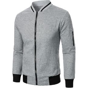 سترة DAVID.ANN الرجالية الكاجوال منفوخة خفيفة الوزن مع سحاب in Kuwait