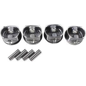 4 PCS Pistons and Rings Set 82mm Bore for M271 Engine Compatible with W203 W204 A209 C200K Kompressor Models in Kuwait