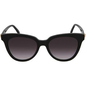 نظارات شمسية من ألكسندر ماكوين عين القطة، نظارات سوداء فاخرة مصنوعة في إيطاليا، إطار من الأسيتات، أزياء مصممة للفخامة اليومية in Kuwait