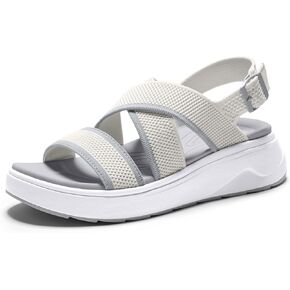 Vilanva Women’s Orthopedic Platform Walking Sandals with Arch Support Lightweight Breathable knitted upper Comfortable Plantar Fasciitis Relief Sport Sandals For 2026 Summer Trendy Outfits in Saudi Arabia