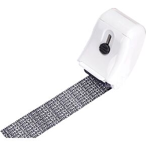 Sonjade Identity Theft Protection Roller Security Stamp, Built in Cutter & Flip Cover Design, Privacy Guard Confidential Data for Your ID, Documents, Labels, Packages, Address, 1 Pack (White) in Kuwait