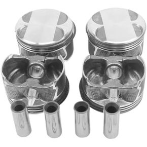 Piston With Ring Set 4pcs 2.0 L Gas Compatible With E87 E46 E90 116i 316i 318i 2.0L L4 DOHC N46B20 11257562452 04-13 in Kuwait
