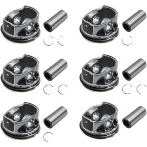 6pcs Piston Rings LR062617 3.0L 306PS AJ126 Engine Compatible With F Pace XE Discovery XF XJ in Kuwait