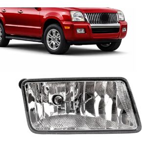 HECASA Right Fog Light Compatible with 2006-2010 Mercury Mountaineer Front Bumper Fog Lamp Clear Lens Passenger Side Replacement for 6L9Z15200AA in Saudi Arabia