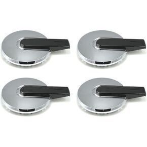 Set of 4 New Chrome & Black Bar Wheel Rim Hub Center Caps Replacement for 2006-2010 Hummer H3 H3T 16 inch Factory Wheels in Kuwait