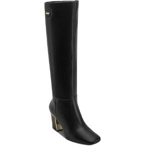 DKNY Women's Casonn Tall Knee High Boot with Block Heel Fashion in Saudi Arabia