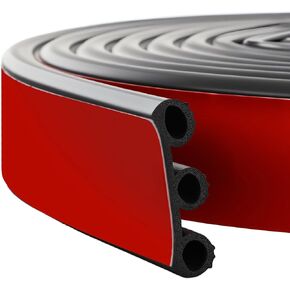 سدادة غطاء الشاحنة 20 قدم بعرض 2-1/8 بوصة × ارتفاع 1/2 بوصة × ختم علوي للشاحنة بطول 20 قدمًا مع مطاط EPDM اللاصق للمظلات شديدة التحمل والتخييم الذي يزيد وزنه عن 200 رطل in Kuwait