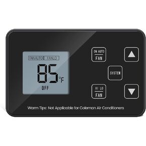 RV Thermostat, Briidea Cool/Heat RV LCD Screen Digital Thermostat, Compatible with Dometic 3106995.032, Not Applicable for Coleman or Dometic 3-Wire Systems, 12V DC in Kuwait