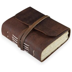 Kathmandu Valley Co. Everest Explorer Heritage Deluxe Edition, Vintage Leather Bound Journal with Handmade Heavyweight Tree-free Lokta Paper, Made in the Himalayas of Nepal, 6x8 inches (Large) in Kuwait