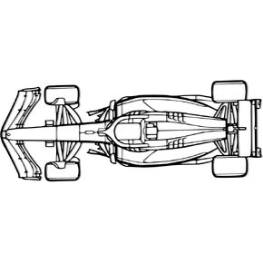 Xedatric F1 Wall Art, Car Wall Art Metal Decor - Formula 1 Racing Car Top View Line Art, Metal Sign for Man Cave, Garage, Game Room, Unique Gift for Motorsport Fans & Car Lovers(17.3" x 6.7") in Kuwait