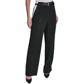 Karl Lagerfeld Women's Belted Pant with Contrast Design in Saudi Arabia