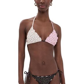 PQ Swim Women's Lettuce Edge Triangle Top in Kuwait