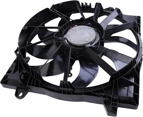 Radiator Cooling Fan Assembly 68272755AD Engine Cooling Fans Compatible for Jeep Wrangler 2019-2022 for Gladiator 3.0L 3.6L 2.0L 6.4L Engine 2020-2021 in Kuwait