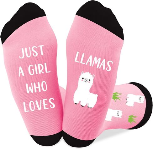Llama Gifts for Women and Girls Cute Funny Llamas Lovers Themed Accessories Socks Presents Christmas Stocking Stuffers Birthday Xmas White Elephant Galentines Graduation Valentines Day Gifts in Saudi Arabia