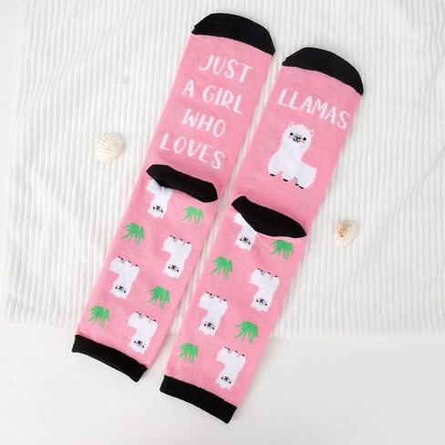 Llama Gifts for Women and Girls Cute Funny Llamas Lovers Themed Accessories Socks Presents Christmas Stocking Stuffers Birthday Xmas White Elephant Galentines Graduation Valentines Day Gifts in Saudi Arabia