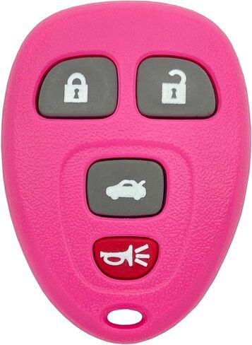 Pink Key Fob Case Shell Fit for Chevy Suburban Tahoe 2007-2014 Traverse 09-17 GMC Yukon 07-14 Acadia Buick Enclave 08-17 Escalade 07-13 Keyless Entry Remote Cover (4 Buttons A) in Saudi Arabia