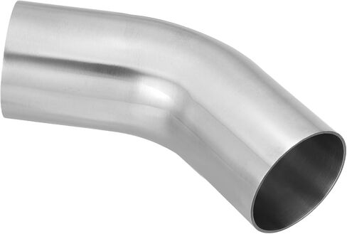 PATIKIL 45 Degree Bend Elbow, 1 8/9inch OD Sanitary Exhaust Pipe Elbow Intercooler Pipe Mandrel Elbow Connector Tube for Welding Brewery Equipment HVAC Stair Handrail, 2 Pcs in Saudi Arabia