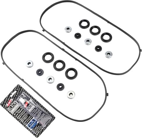 12341RCAA01 0361708 Valve Cover Gasket Sets & Gasket Maker Fit Acura MDX RL TL 3.2 3.5 3.7L V6,Honda Accord Odyssey Pilot Ridgeline 3.0 3.5L,Saturn Vue VS50607R 12341RCAA01 12030RCAA01 VS50427 VS25189 in Saudi Arabia