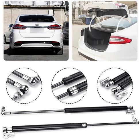 2Pcs Rear Trunk Tailgate Hydraulic Gas Charged Shock Assist Accessories Spring Prop Rod Lift Arm Struts Bar Support Kits Fit for Ford Fusion MK5 2013 2014 2015 2016 2017 2018 2019 2020 2021 in Kuwait