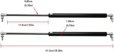 2Pcs Rear Trunk Tailgate Hydraulic Gas Charged Shock Assist Accessories Spring Prop Rod Lift Arm Struts Bar Support Kits Fit for Ford Fusion MK5 2013 2014 2015 2016 2017 2018 2019 2020 2021 in Kuwait