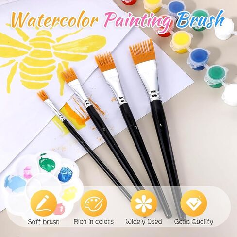 4pcs Paint Brush Comb Set for Acrylic Painting – Professional Grainer Rake Brushes for Texture, Fur, Grass & Hair – Soft Nylon Flat Bristles Art Supplies for Oil, Watercolor & DIY Crafts in Saudi Arabia
