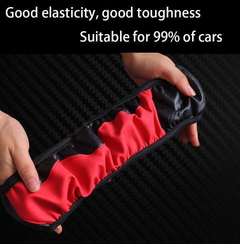 1pc Universal 15 Inch Car Steering Wheel Cover - Anti-Slip, No Inner Ring - for All Car Models - Enhance Grip & Comfort for Drivers,Red in Saudi Arabia