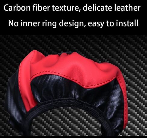 1pc Universal 15 Inch Car Steering Wheel Cover - Anti-Slip, No Inner Ring - for All Car Models - Enhance Grip & Comfort for Drivers,Red in Saudi Arabia