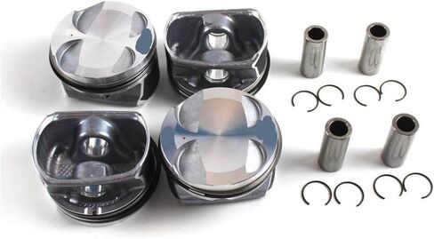 Piston And Ring Set 4X STD 77mm Compatible With Countryman Paceman 2006-2016 N12 N16 R55 R60 11257589348 in Saudi Arabia